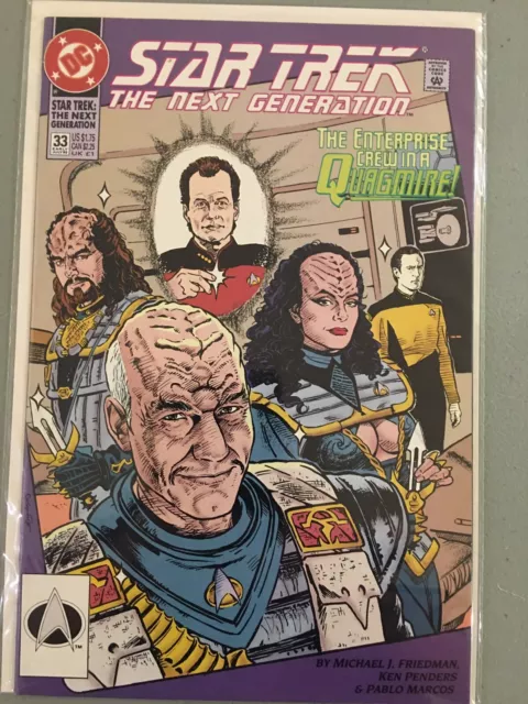 Star Trek: The Next Generation #33 34 35 (1992, DC Comics)  Q Klingons see pics