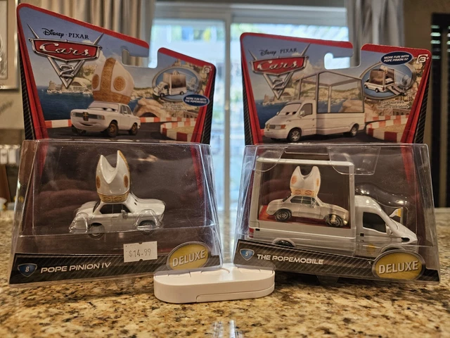 DISNEY PIXAR CARS 2 Deluxe Pope Pinion IV $29.90 - PicClick CA