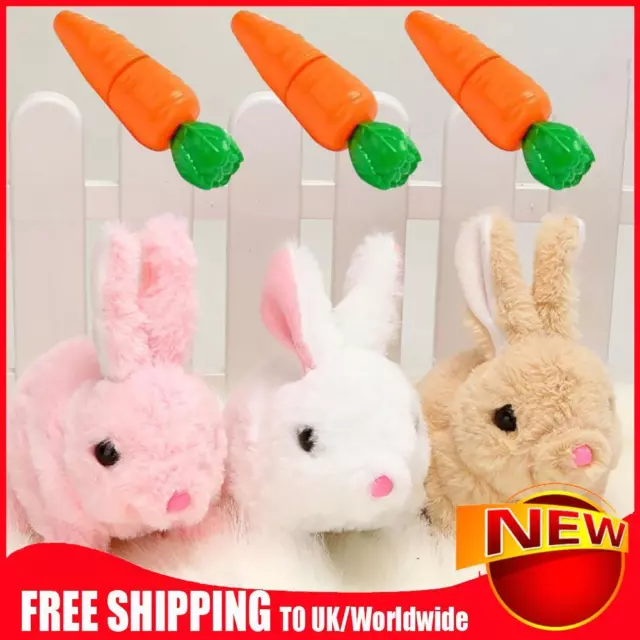 Easter Bunny Toy Hopping Wiggle Ears Rabbit Toy Cute Bunnies Can Walk and Talk