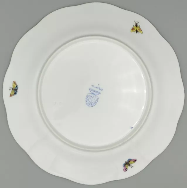 Herend Chanticleer Rooster and Hen Plate 19cm Diameter 3