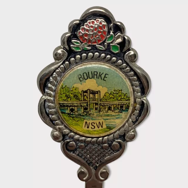 Vintage Souvenir Spoon - Bourke, New South Wales (NSW) - Silver Plated