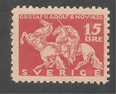 Sweden #231 (A27) VF MINT LH - 1932 15o Death of Gustavus Adolphus