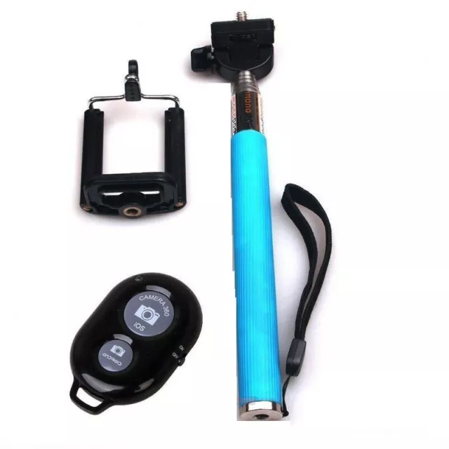 Monopode Selfie Bâton Téléscopique / Télécommande Bluetooth Fil / Portable