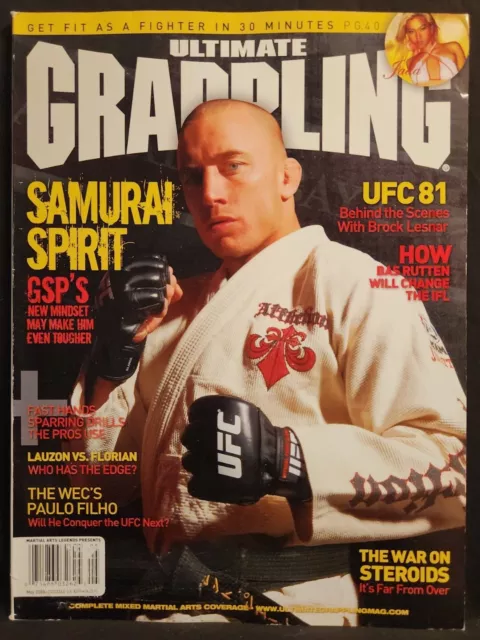Ultimate Grappling MMA Mixed Martial Arts Magazine May 2008 Georges St Pierre