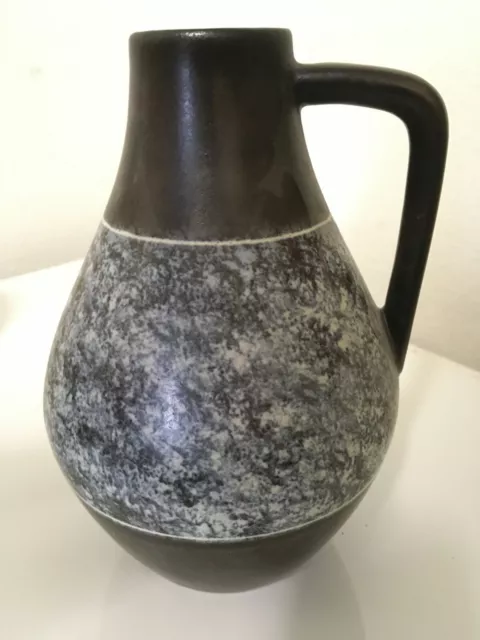 schöne antike Keramik / Porzellan-Kanne / Krug / Vase - Henkelgriff - Design