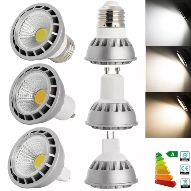 Ultra Bright  85-265V 110V 220V Dimmable E27 E26 GU10 MR16 15W LED COB Spotlight