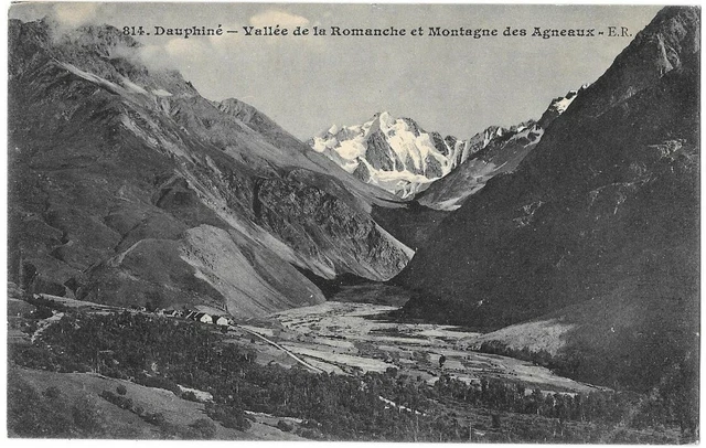 Dauphiné 38 Romanche Valley CPA written to Madame Olier de Nogent/Marne ~1910