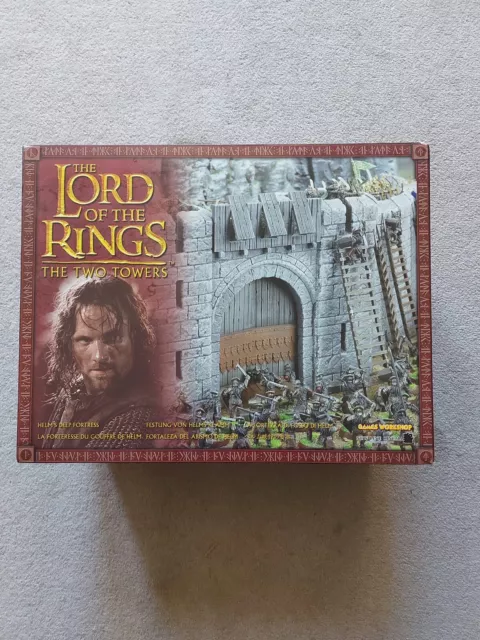 Games Workshop Lord of the Rings Walls of Helms Deep Scenery Boxed Fortress