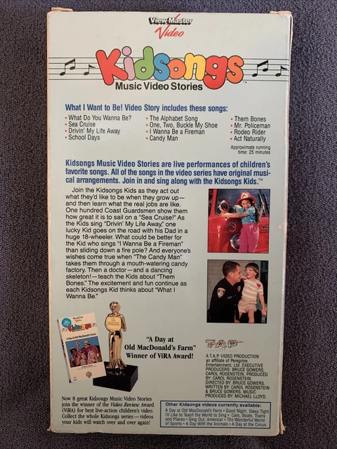 KIDSONGS - WHAT I Want to Be (VHS 1997) £9.48 - PicClick UK