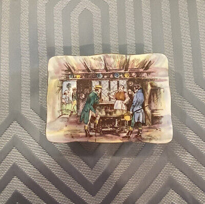 Royal Winton Stafford Shire Porcelain Jewelry. Trinket Box, Numbered 1940