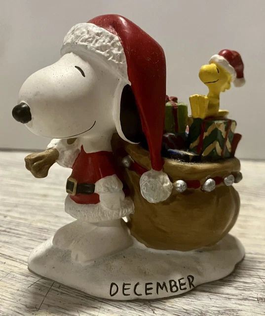 DANBURY MINT SNOOPY Peanuts Woodstock Perpetual Calendar Christmas