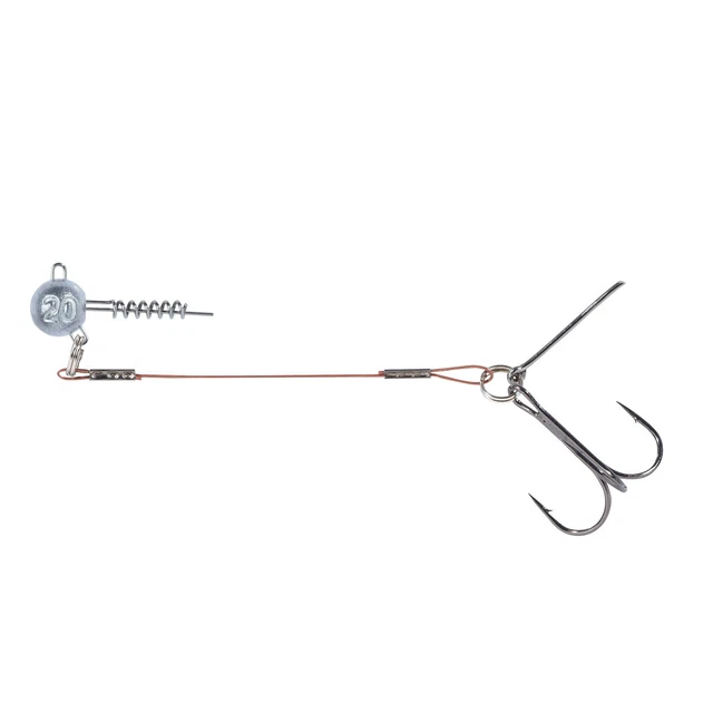 Balzer Hecht-System mit Screw Jighead Stinger Raubfisch Gummiköder System