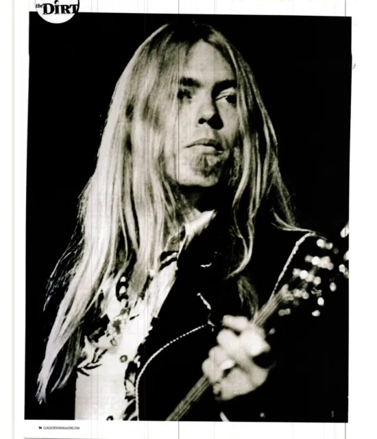 Ptp30 Magazine Mini Picture Pin Up 11X9" Greg Allman