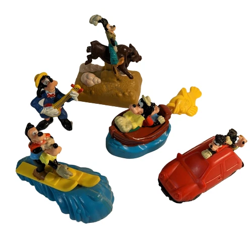 DISNEY TOYS PLUTO and Friend, Burger King Kids Club, Giveaway Lot of 5