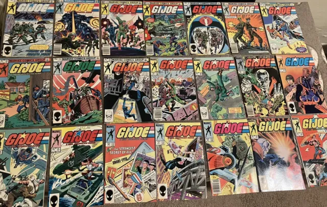 GI JOE ARAH 1-126 Almost Complete Full Run (110 Issues) Marvel 1982 Comic Lot RD