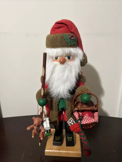 Christian Ulbricht Nutcracker  Santa Basket  No. 616 limited Edition, 17 inches