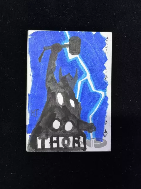 2019 Upper Deck Marvel Premier AP Sketch Card Thor wukuai