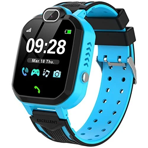 Montre de Jeu Connectée Intelligente - avec Appareil Photo Lecteur de Musique...