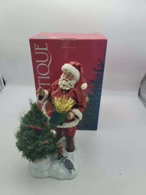 Clothtique Possible Dreams Christmas Glow Santa