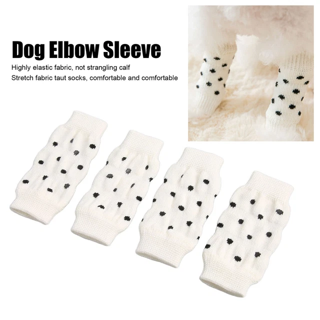 4Pcs Dog Elbow Protector Carino Polka Dot Confortevole Ad Alta Resistenza Al DB3