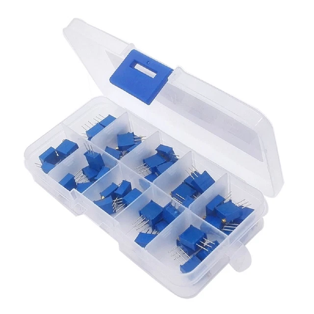 Multi-turn 3296W trimmer potentiometer 3296 Variable Resistor Kits With Box