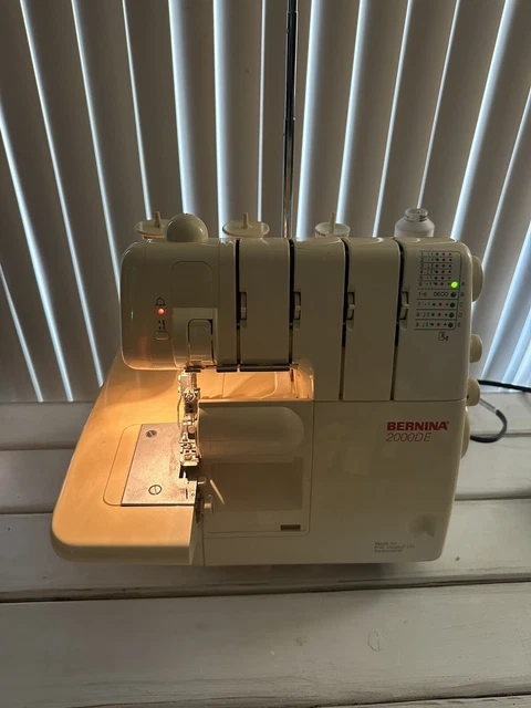 Bernina 2000DE Serger Sewing Machine Needs Pedal Bernina 2000DE Serger Sewing Machine Needs Pedal