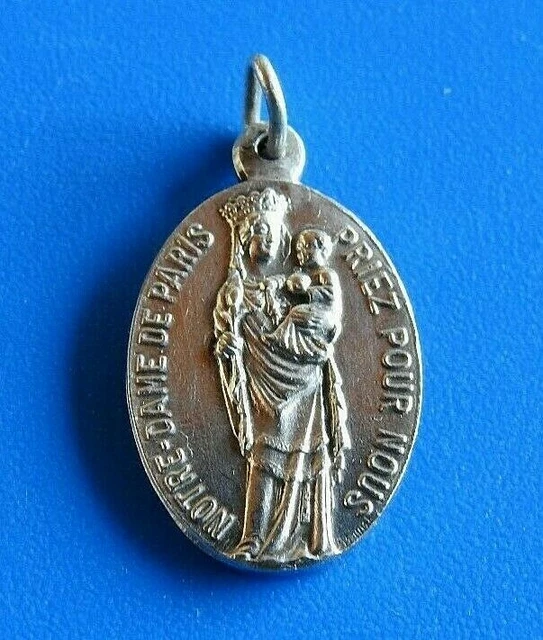 Médaille Religieuse Ancienne - Notre-Dame De Paris - Métal - France