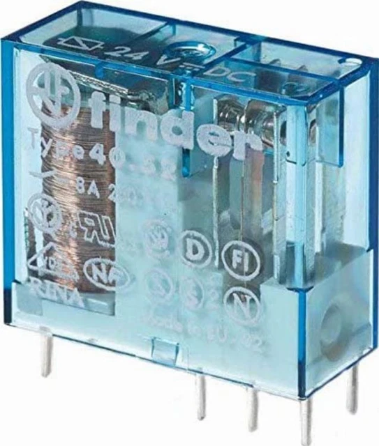 Finder modulo relè di potenza 40.52.9.018.0000 montaggio PCB, bobina 18 V DC