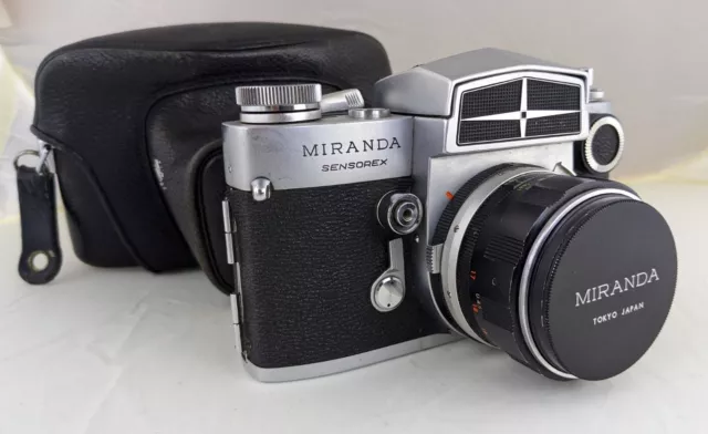 Miranda Sensorex Type 1 W/ Auto Miranda 5cm  1.9 Lens, Cap, Case, Free Shipping