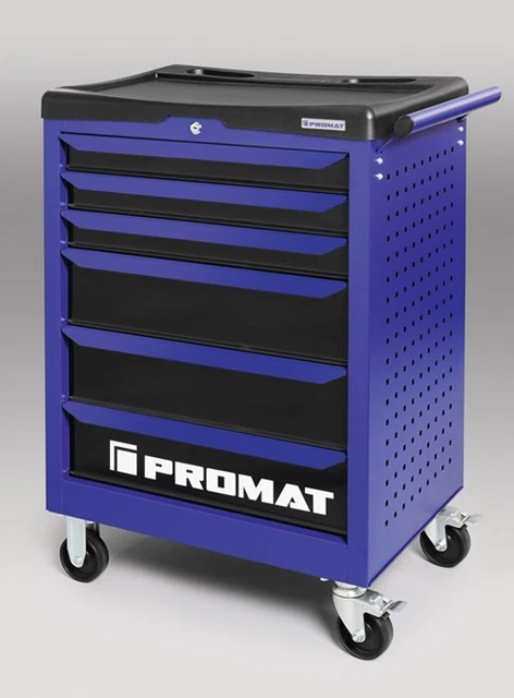 Carrello attrezzi Promat Trend armadio attrezzi 6 cassetti + utensile 152 pezzi