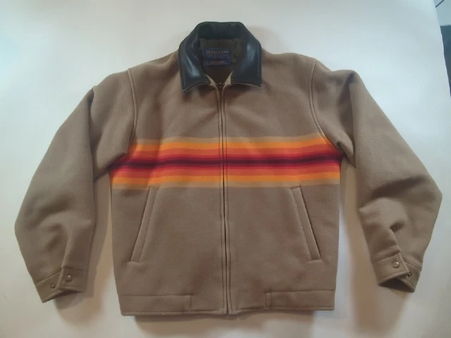 VTG Pendleton High Grade Western Wear Wool Jacket Southwest Navajo Print Size M