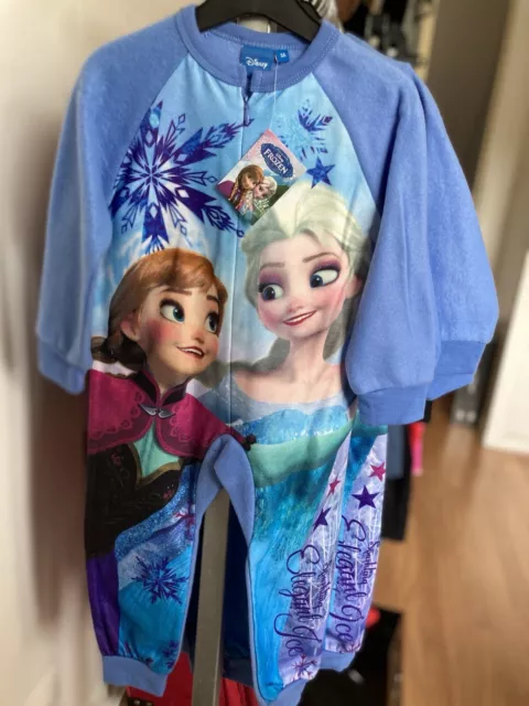 Disney Pyjama Combinaison Enfant, Grenouillère Fille en Polaire