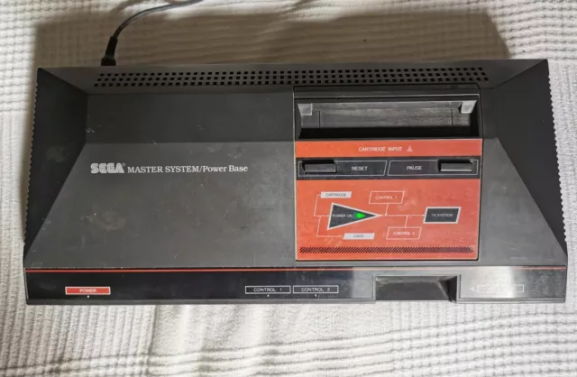 SEGA Master System 1 RVB FR-Model:3005-09-A avec Alim-Rvb-2Manettes-Light Phaser