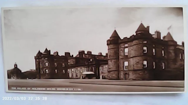 Postcard. Palace of Holyrood House, EDINBURGH. R.P. Unused. VG.