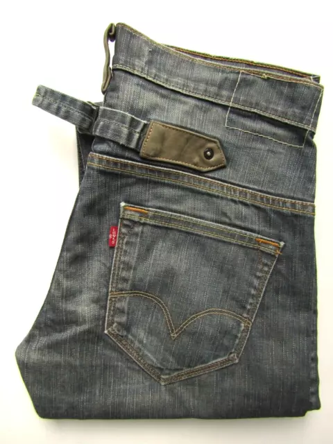 LEVI S 504 MEN S jeans straight leg W30 L30 mid blue stretch cinch
