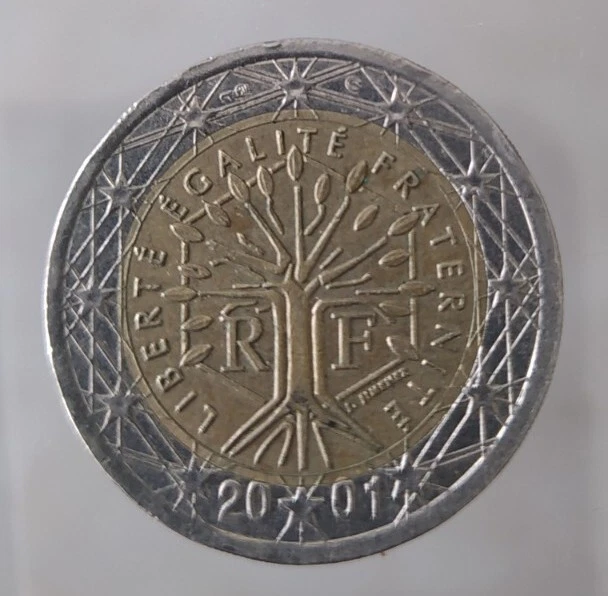 Piece De 2 Euros Arbre