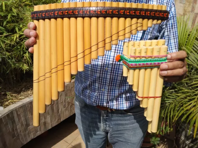 Native American Style Pan Flute Pipes  Amazon Organic Bamboo New See Video New