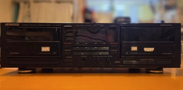 KENWOOD KX-W8010 STEREO DOUBLE CASSETTE DECK DOLBY B-C NR HX PRO