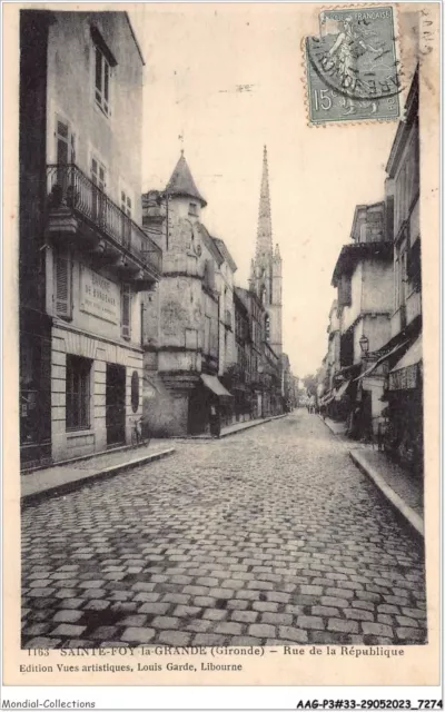 AAGP3-33-0226- SAINTE-FOY-LA-GRANDE - rue de la Republique