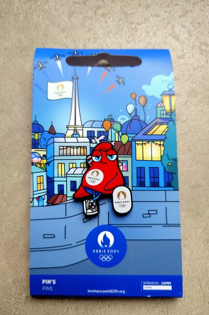 PIN'S JO PARIS 2024 Jeux Olympiques - Mascotte détendu - France EUR 7 ...