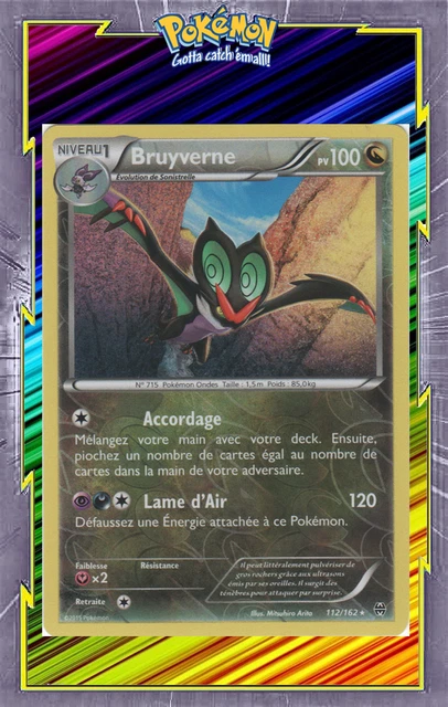 Bruyverne Reverse- XY8:Impulsion Turbo - 112/162 - Carte Pokemon Neuve Française