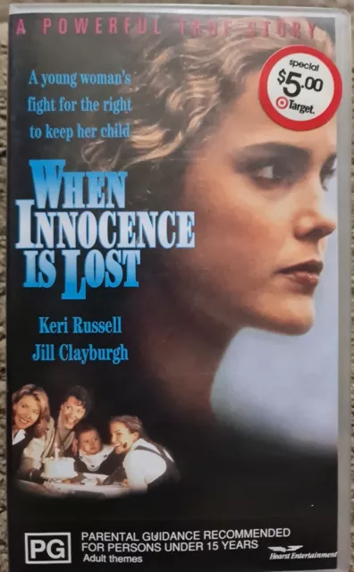When Innocence Is Lost VHS Lifetime True Stories Keri Russell Video Tape