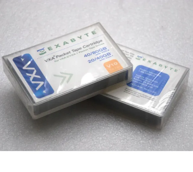 New Exabyte 20/40Gb Vxa-2 20/40Gb Vxa-1 Data Cartridge Vxa V10 P/N 111.00106 T08