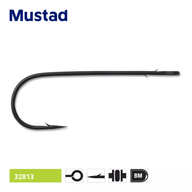 Mustad UltraPoint Aberdeen Worm Hooks - Cod Bass Pollock Conger Eel Sea Fishing