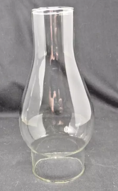 Glass Oil Kerosene Hurricane Table Lamp Chimney Shade 8 1/2" Tall x 3" Fit