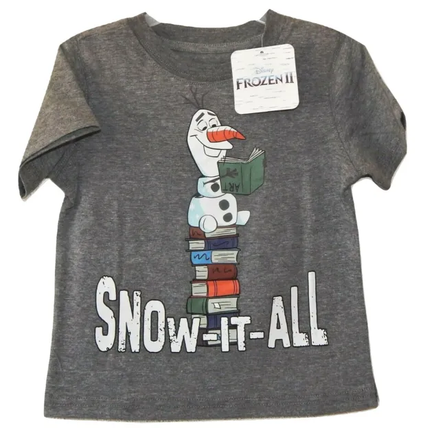 DISNEY FROZEN 2 OLAF Boys Tee T-Shirt NWT Toddler's Size 2T, 3T, 4T or 5T  $18