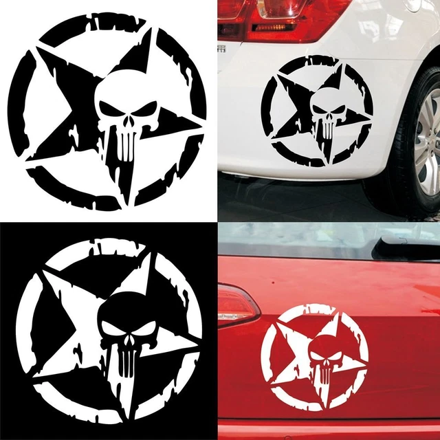 Punisher on sale car sticker