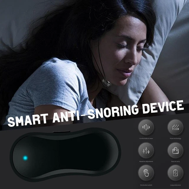 Dispositivo eléctrico antirronquidos herramienta antirronquidos ayuda para dormir protección ronquidos silencioso