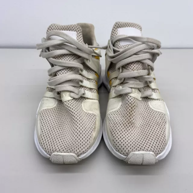 Adidas AC7141 EQT Support Ivory Yellow Lace Up Athletic Running Sneakers Mens 10 2