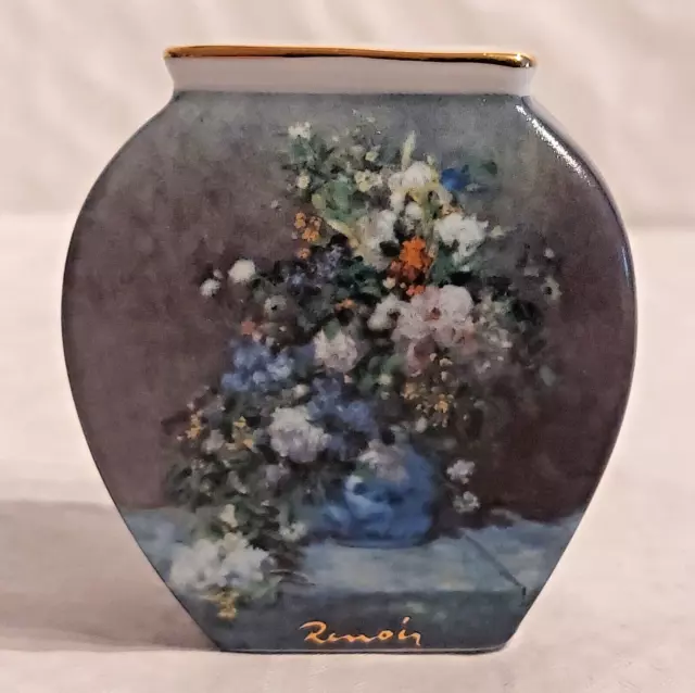 Miniatur Vase Goebel Porzellan mit Signatur "Renoir"